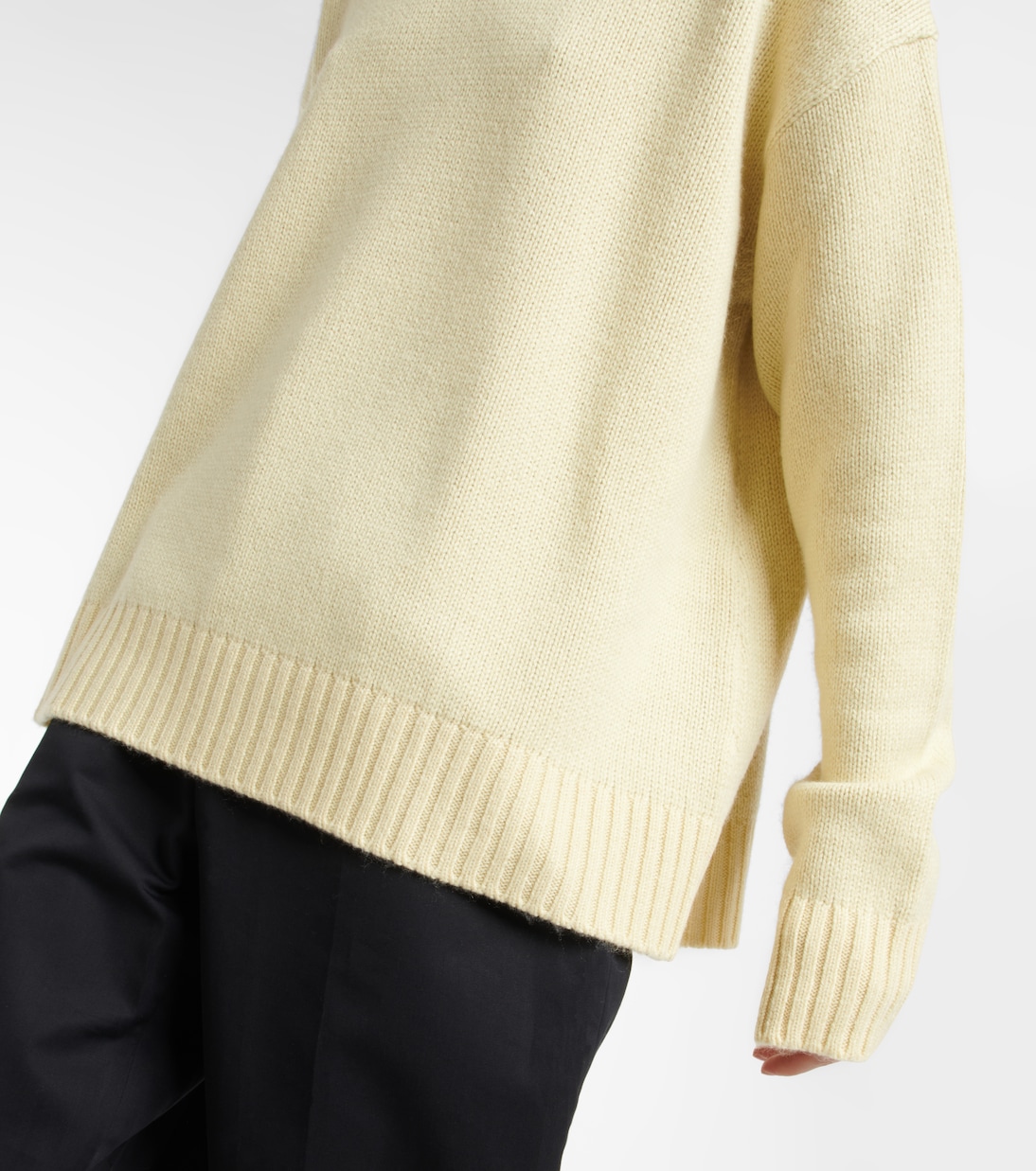 Cashmere and cotton blend sweater | Jil Sander