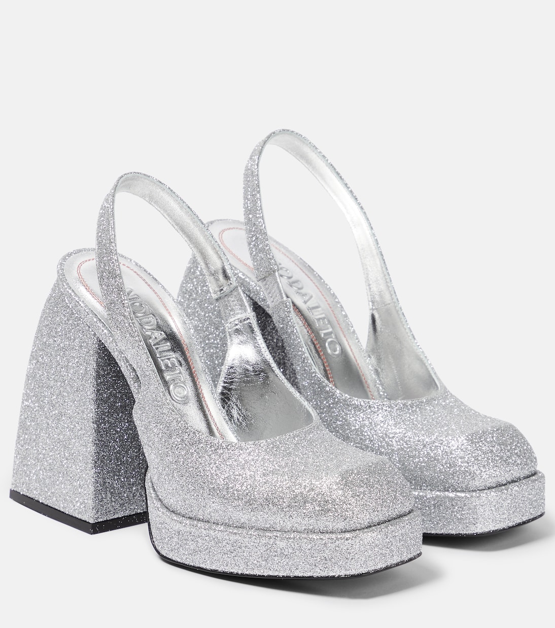 Glitter platform heels on sale