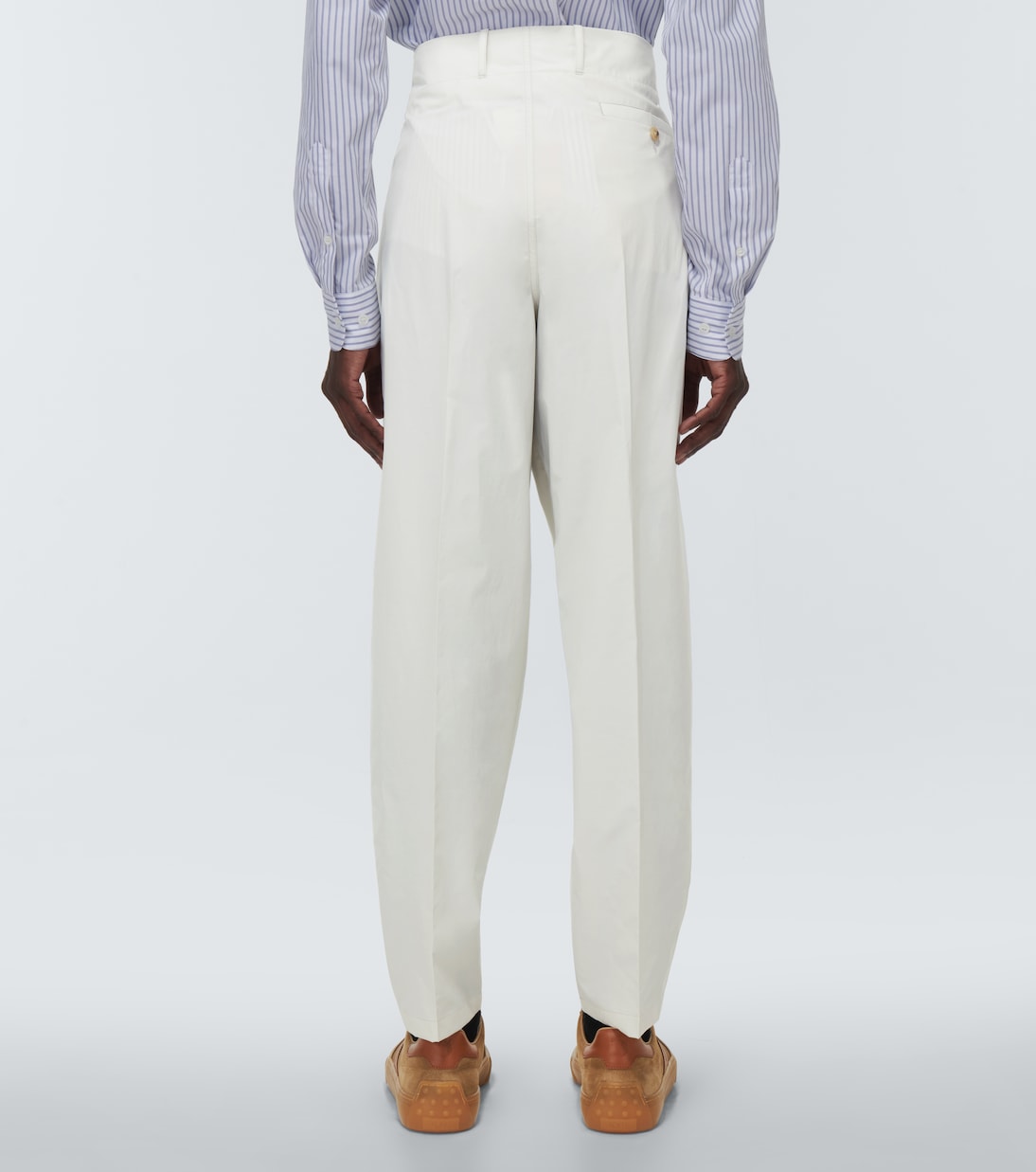 Pantalones rectos en mezcla de algodón | Tod's