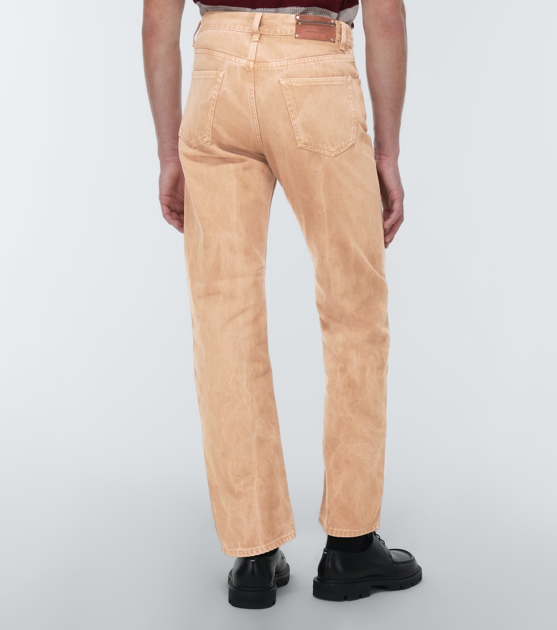 Jeans in denim a gamba larga | Dries Van Noten