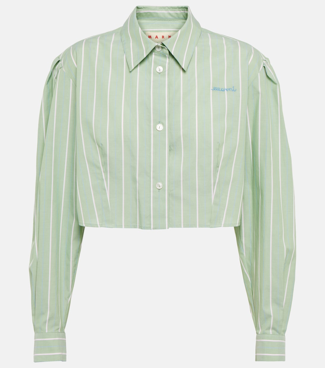 Cropped-Hemd aus Baumwolle | Marni
