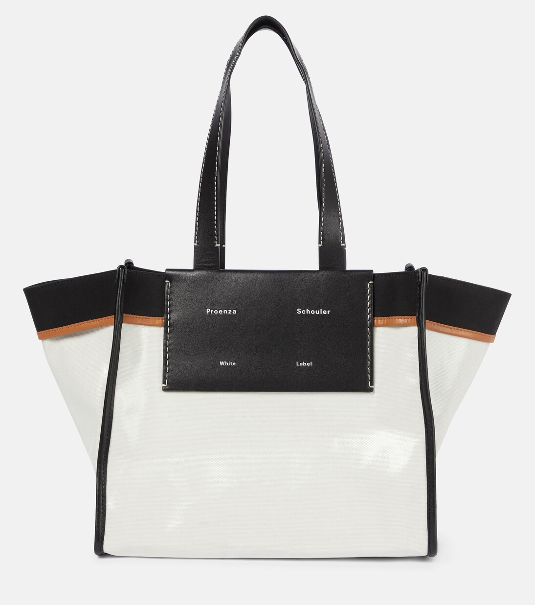 White Label - Borsa Morris Large in canvas rivestito | Proenza Schouler