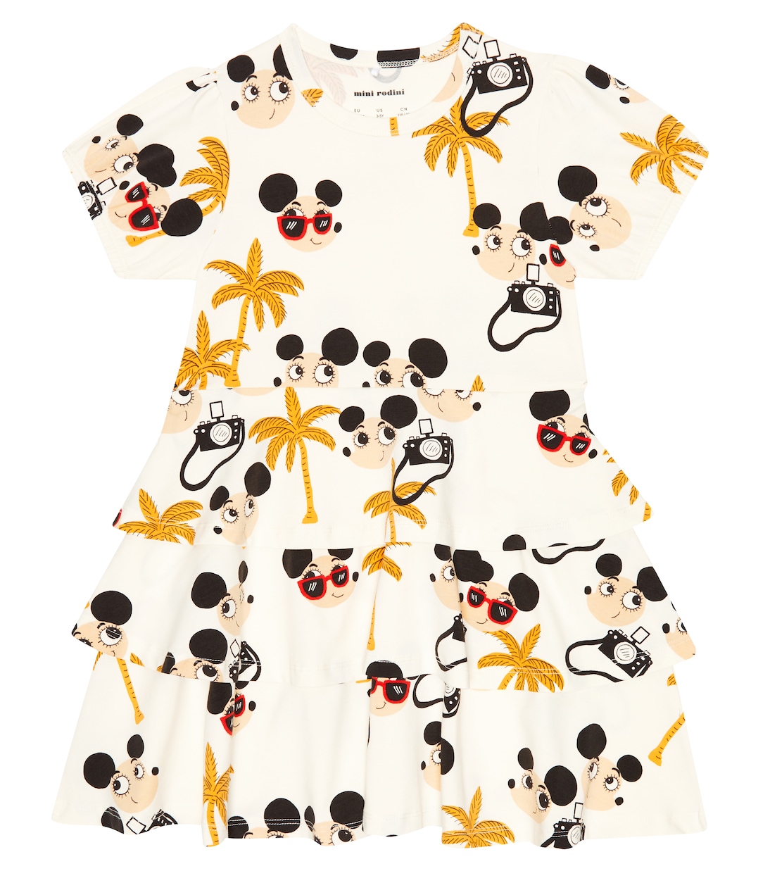 Ritzratz tiered cotton dress | Mini Rodini