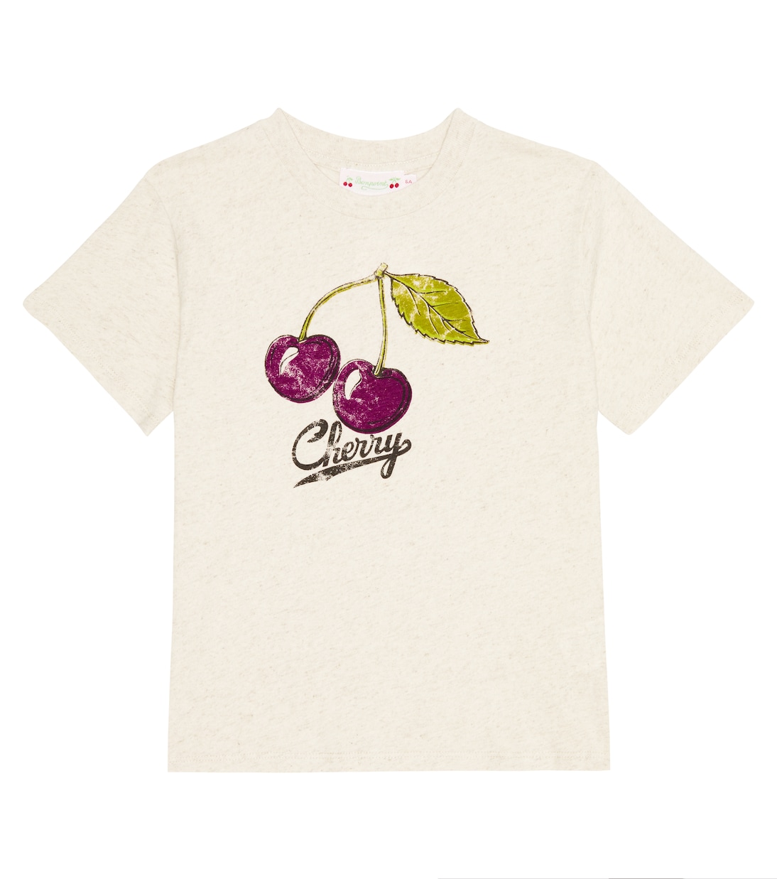 T-shirt Thida in jersey di cotone e lino | Bonpoint