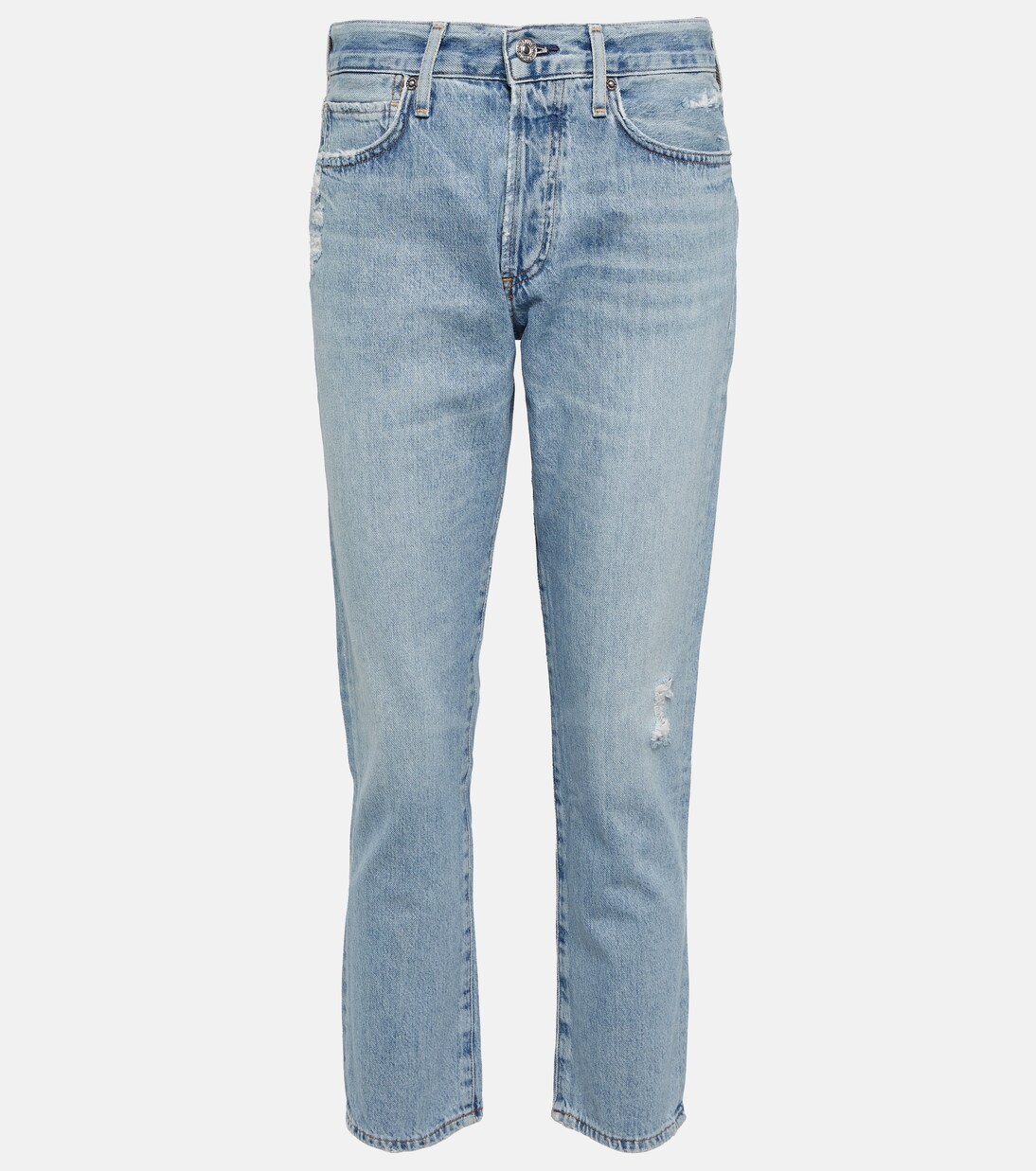 Emerson mid-rise boyfriend jeans in blue - Citizens Of Humanity 