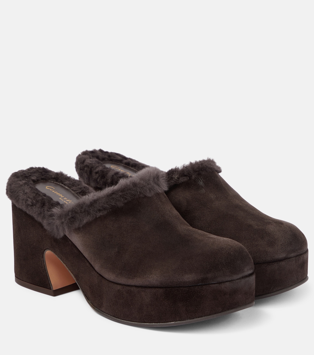 Zuecos Lyss de ante | Gianvito Rossi