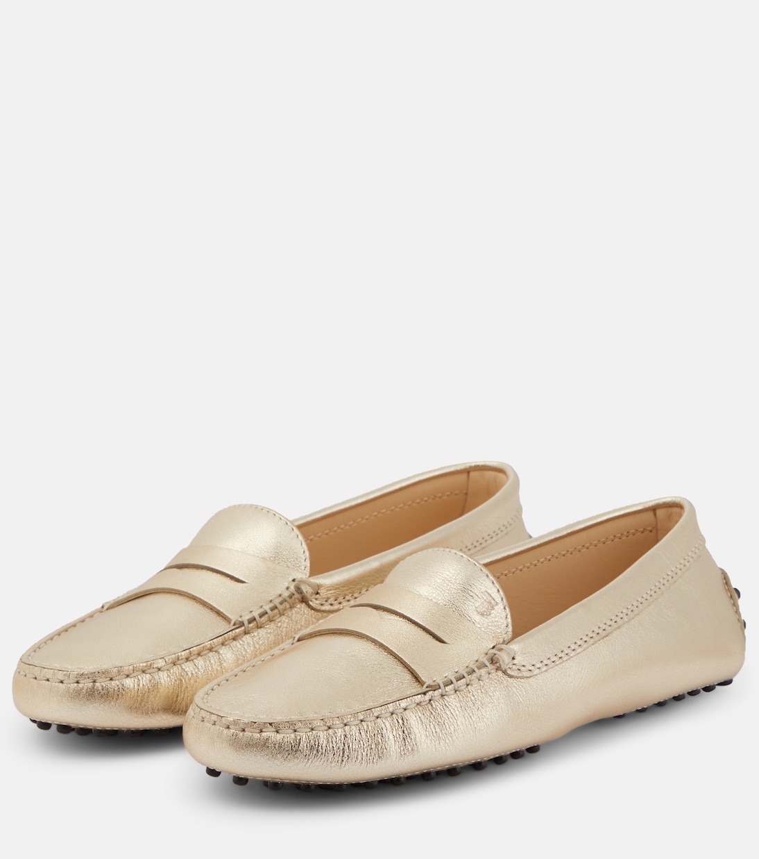 Mokassins Gommino aus Metallic-Leder | Tod's