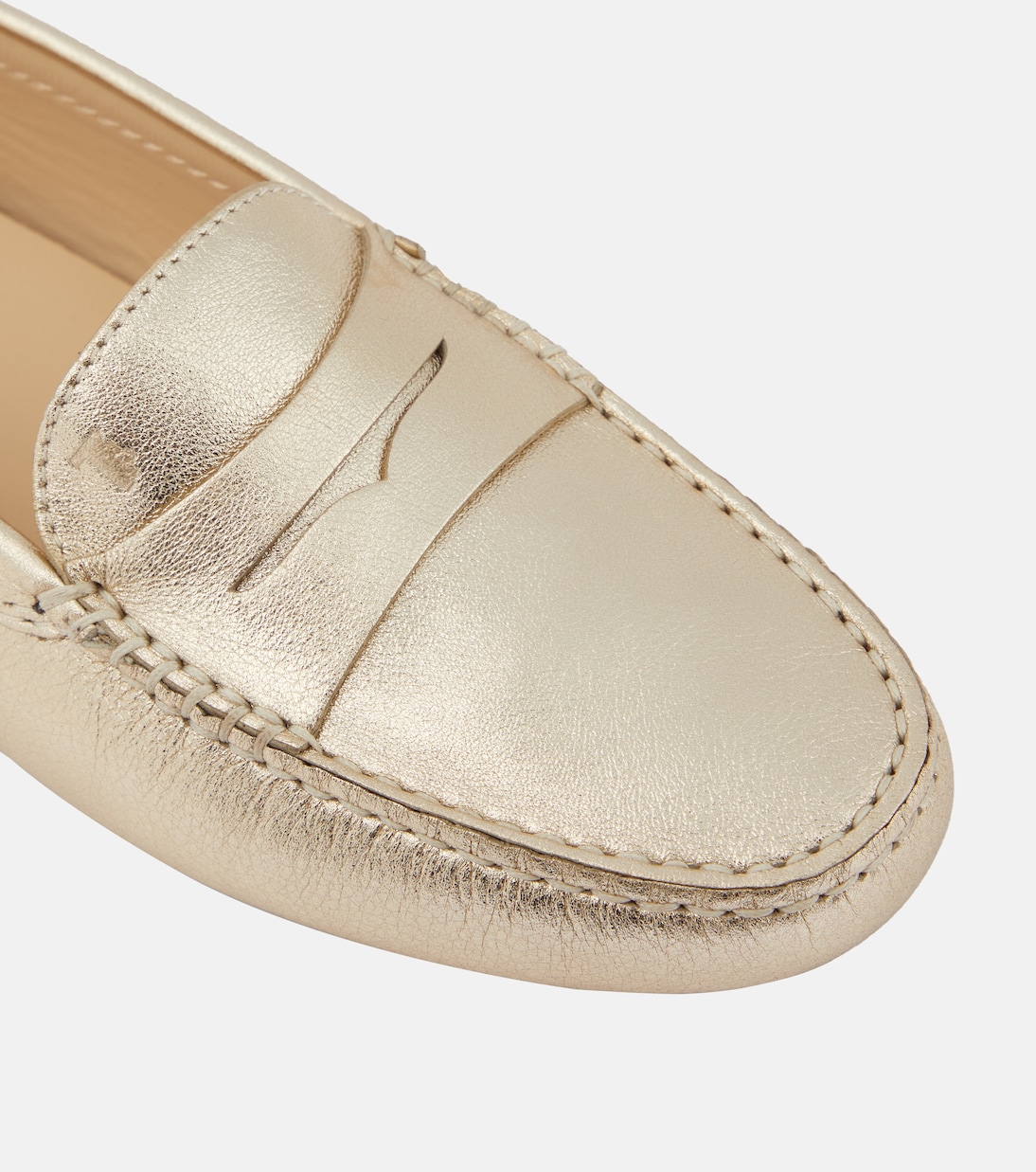 Mokassins Gommino aus Metallic-Leder | Tod's