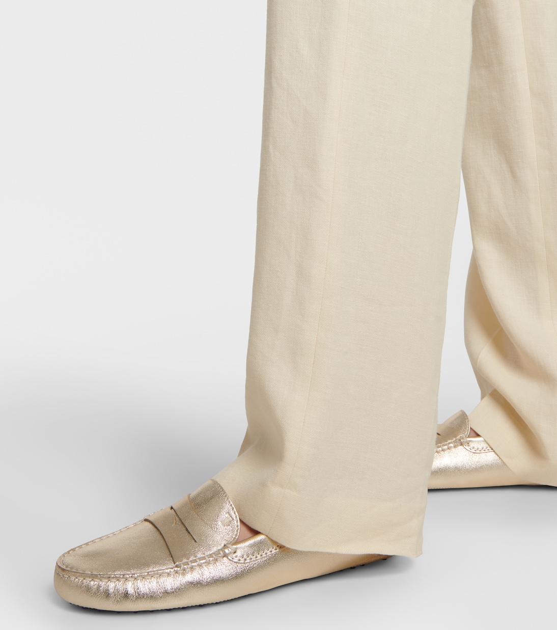 Mokassins Gommino aus Metallic-Leder | Tod's