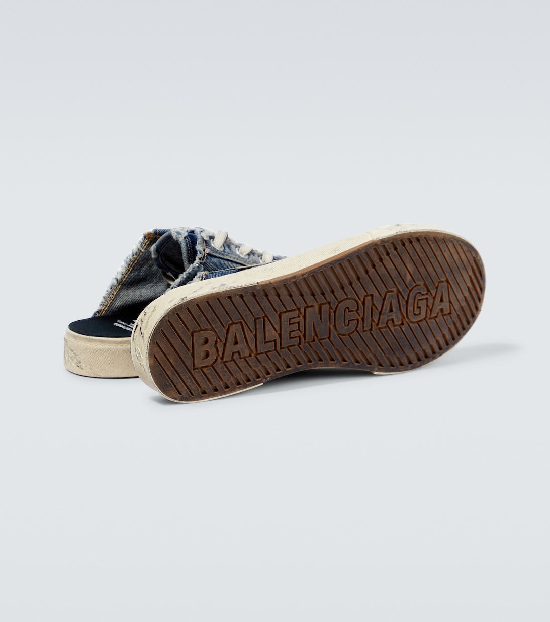 Slippers Paris en jean | Balenciaga