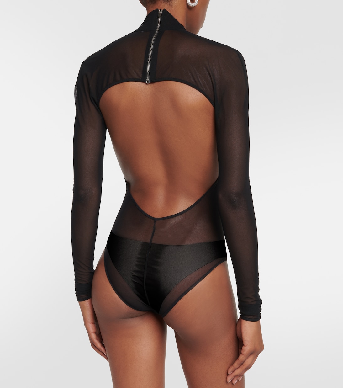 Cutout mesh bodysuit | David Koma