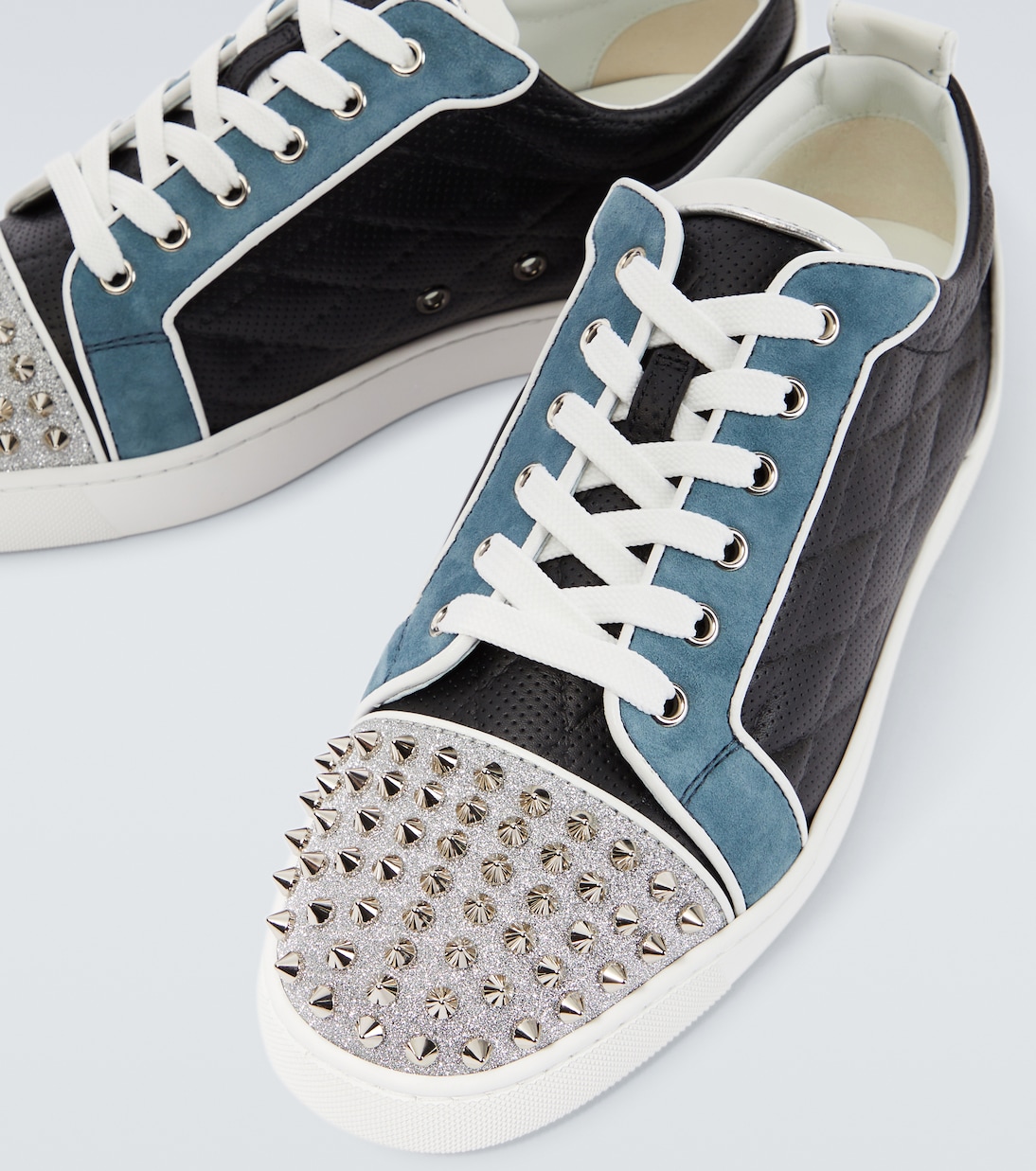 Sneakers Louis Junior Spikes in pelle  | Christian Louboutin
