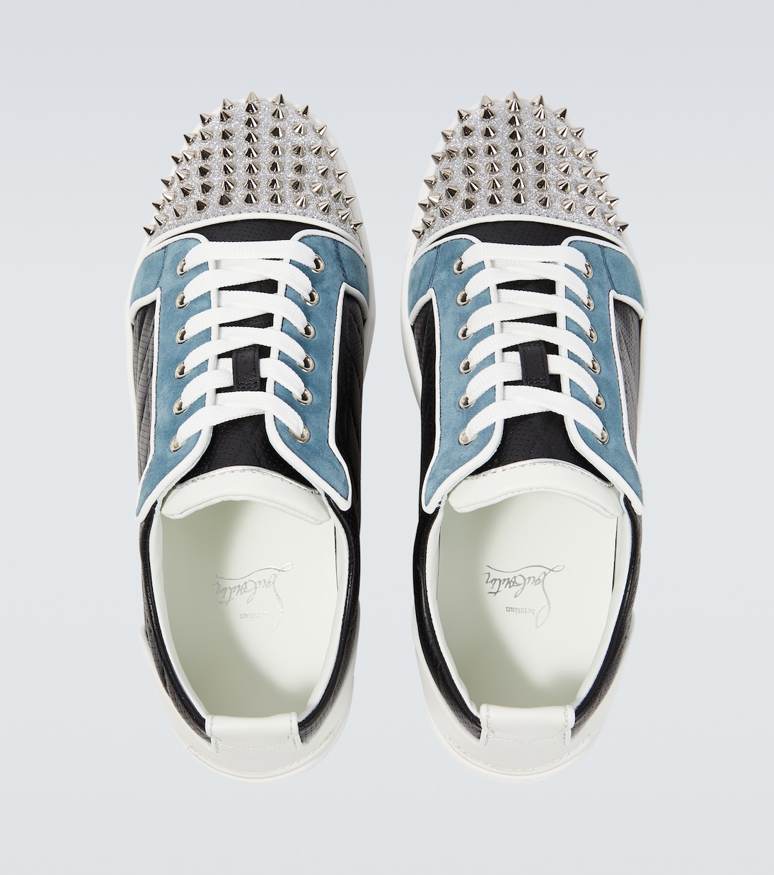 Sneakers Louis Junior Spikes in pelle  | Christian Louboutin