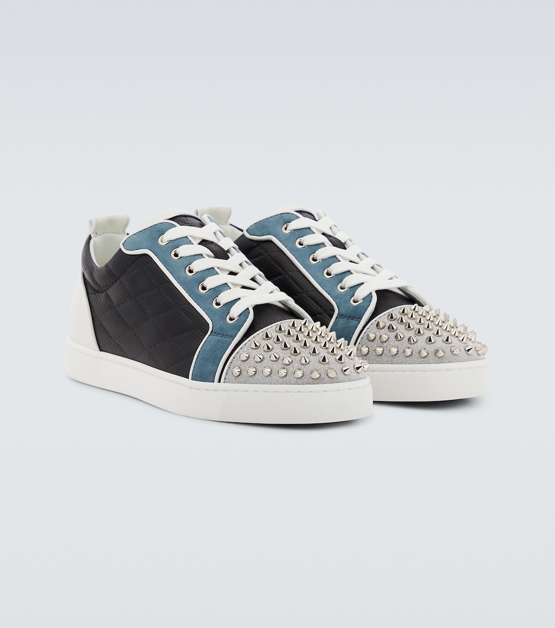 Sneakers Louis Junior Spikes in pelle  | Christian Louboutin