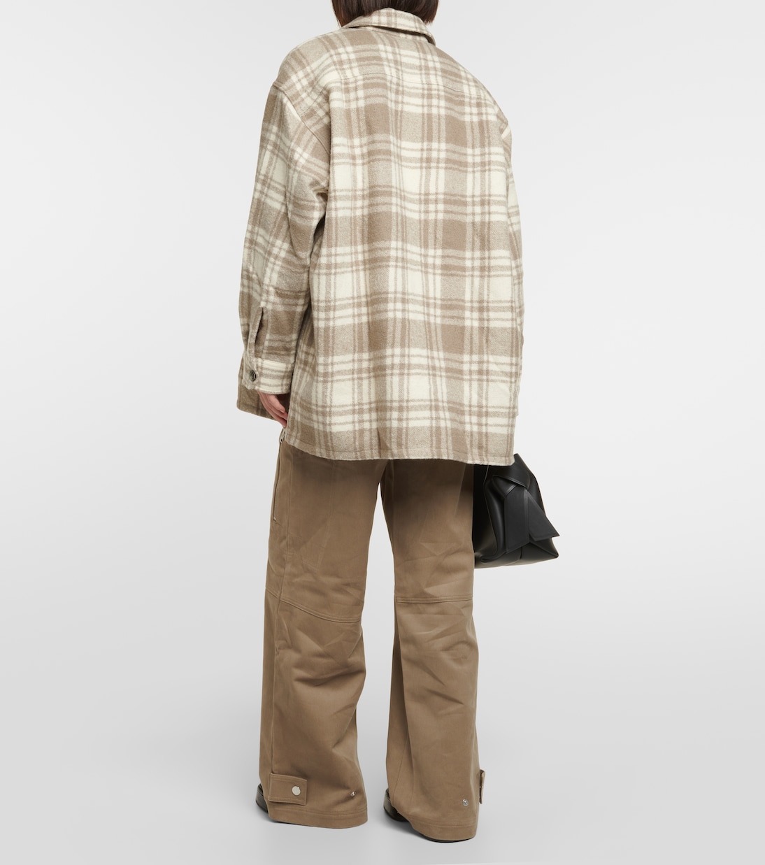 Checked wool overshirt | Ami Paris