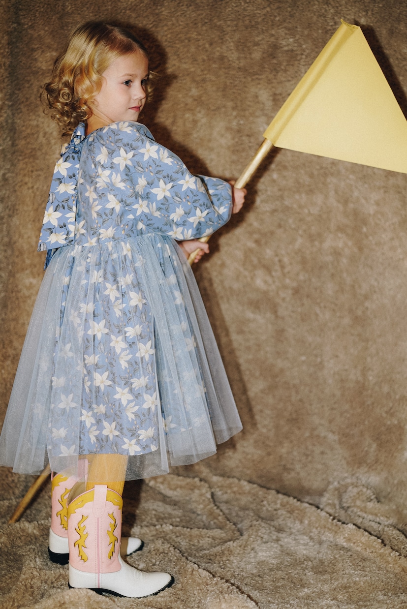 Floral tulle dress  | Paade Mode