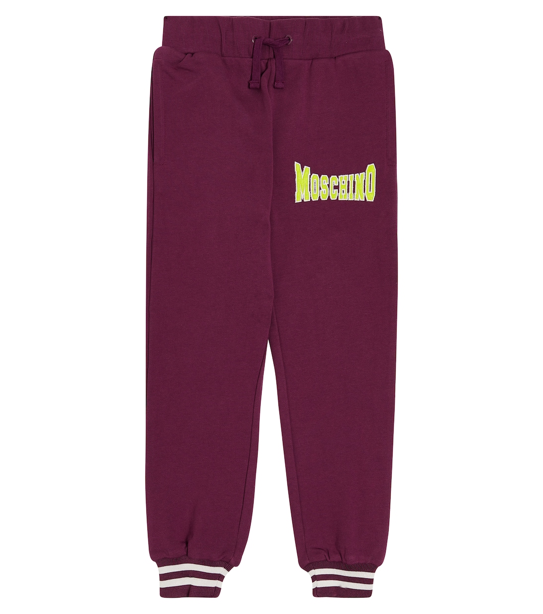 Logo cotton jersey sweatpants | Moschino Kids