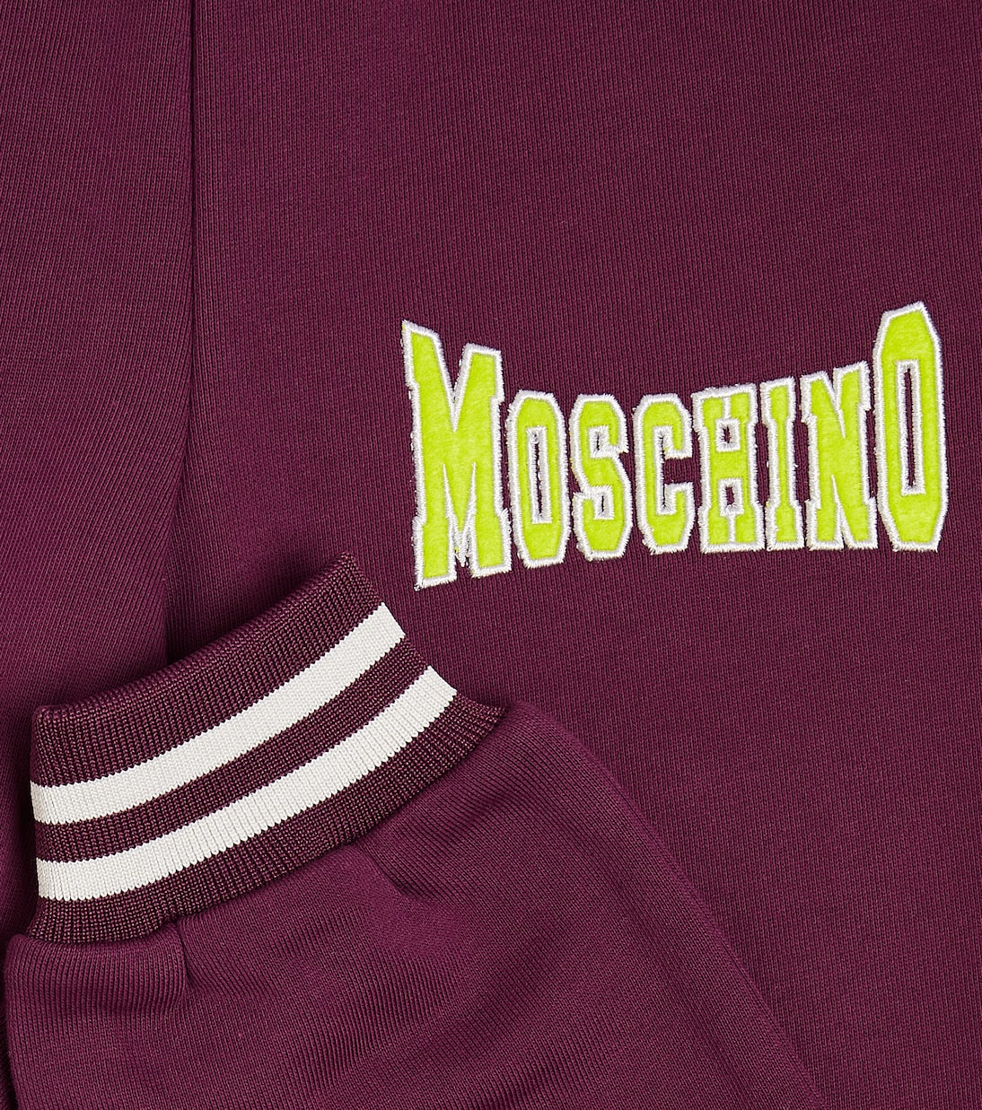 Logo cotton jersey sweatpants | Moschino Kids