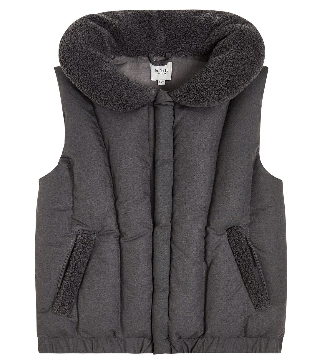 Wattierte Weste Regu mit Faux Fur | Donsje