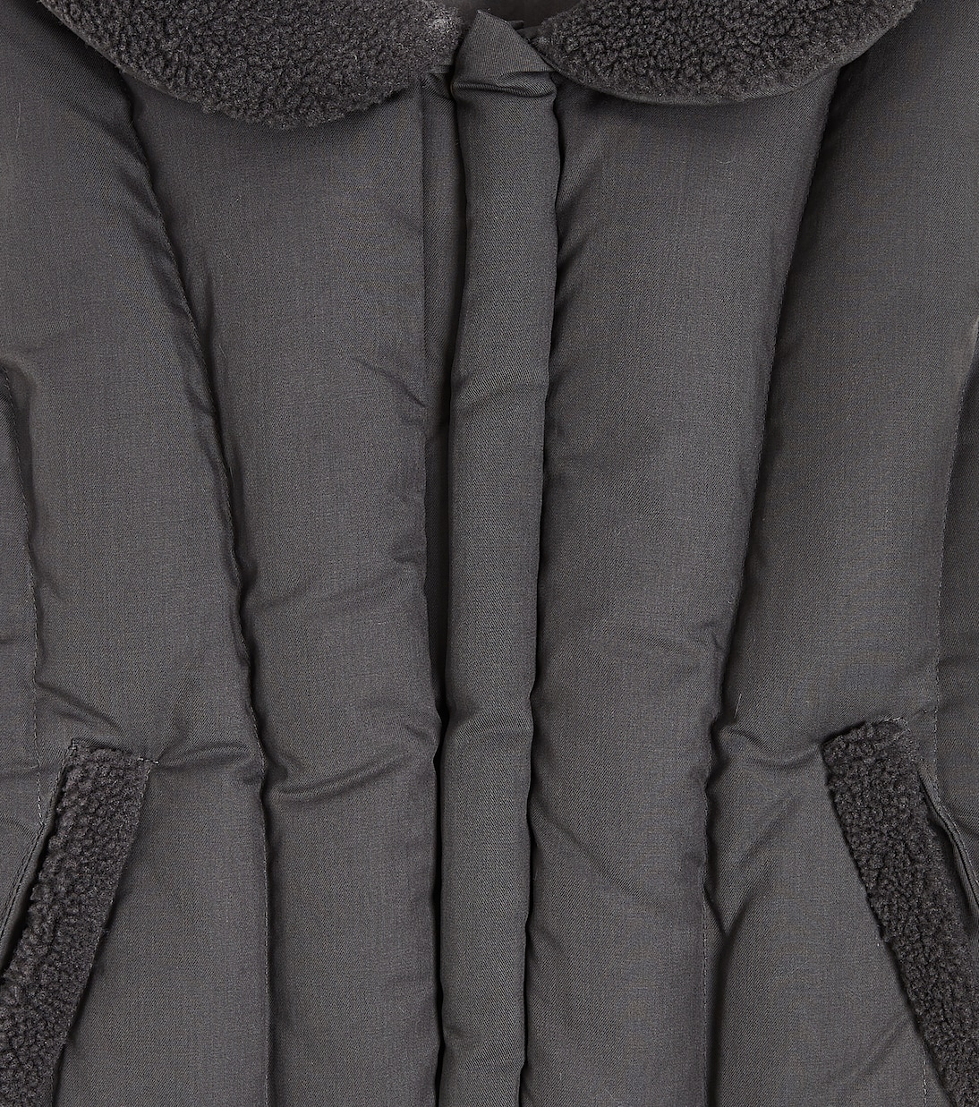 Wattierte Weste Regu mit Faux Fur | Donsje