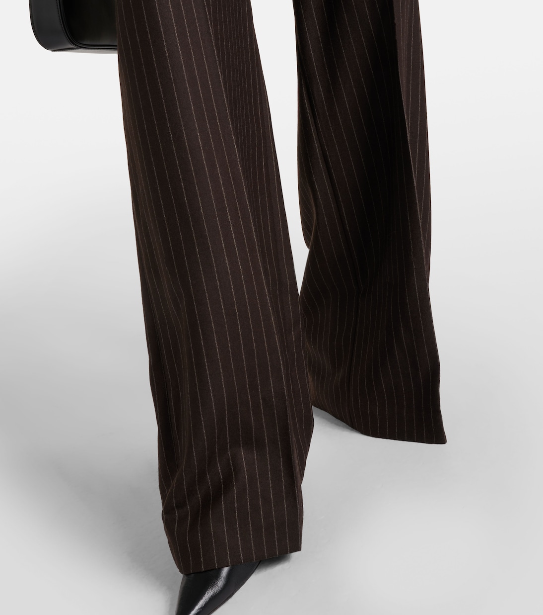 Pantalones anchos Jafr de tiro alto | The Mannei