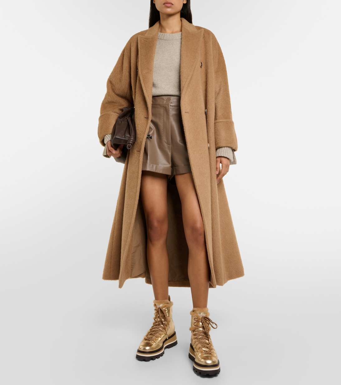Chike shearling-lined leather ankle boots | Jimmy Choo