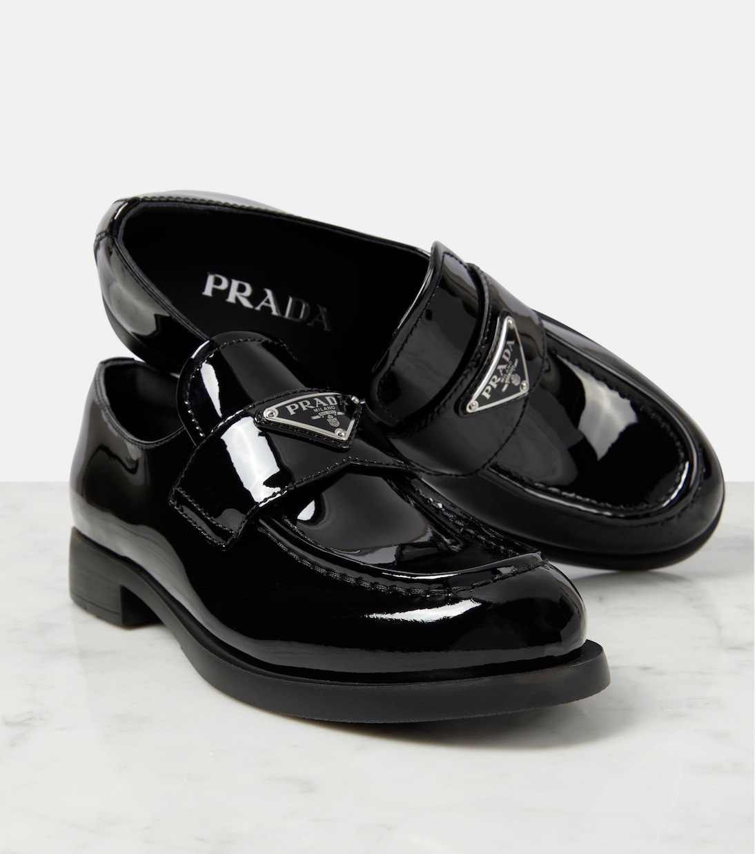 Patent leather loafers | Prada
