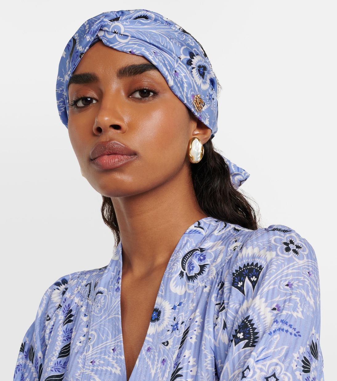 Fascia per capelli in seta | Etro