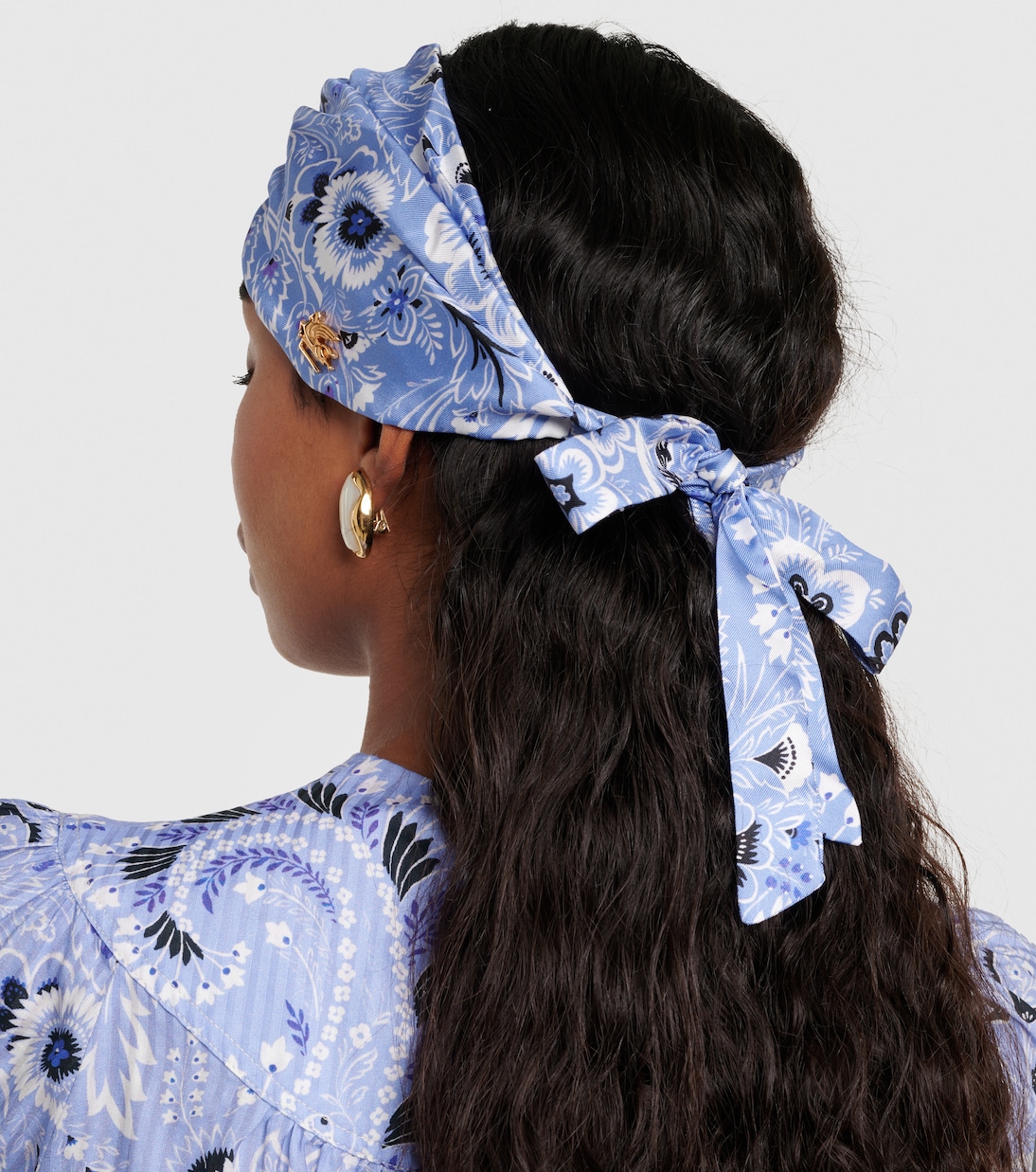 Fascia per capelli in seta | Etro