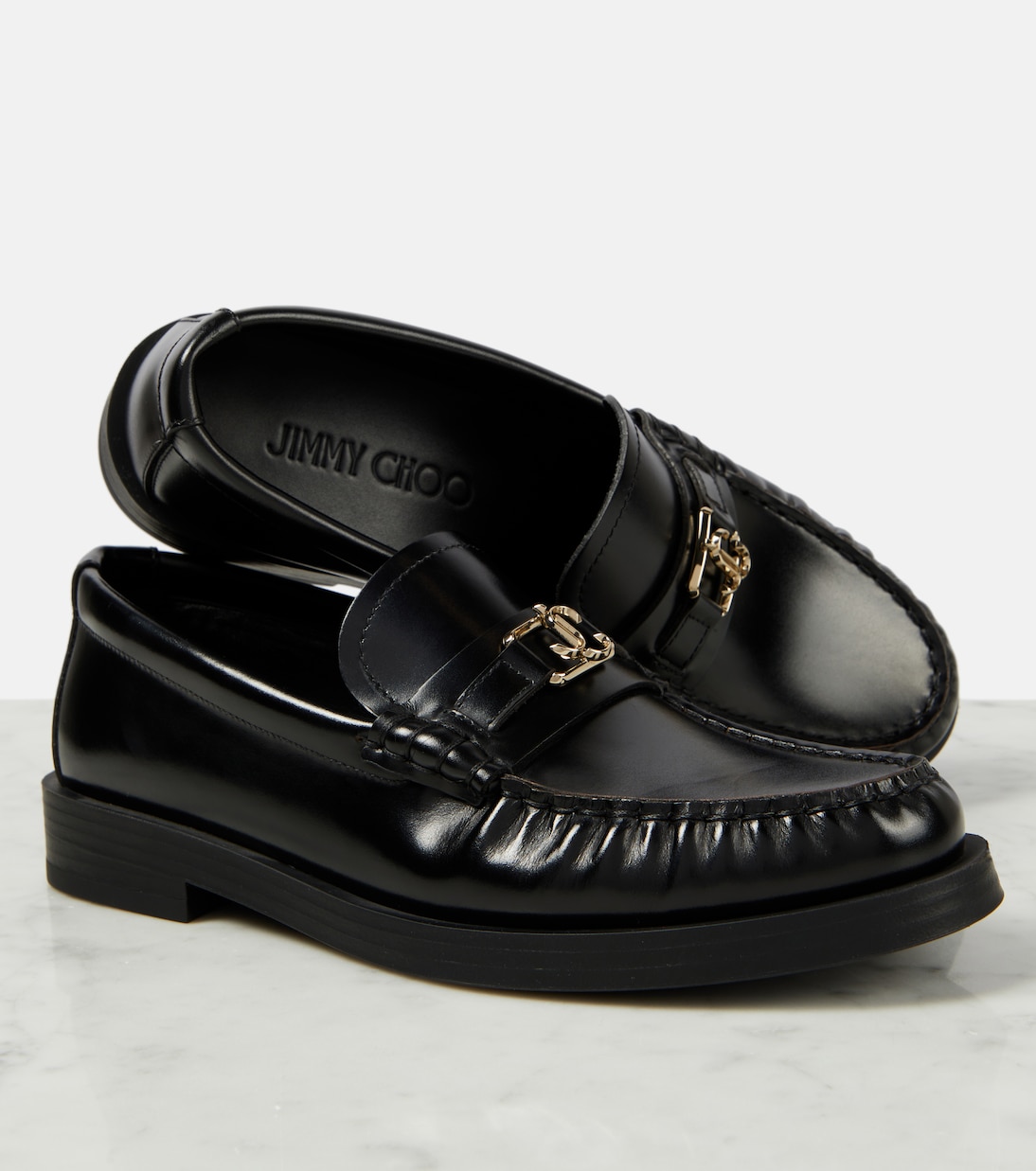 Loafers Addie aus Leder | Jimmy Choo