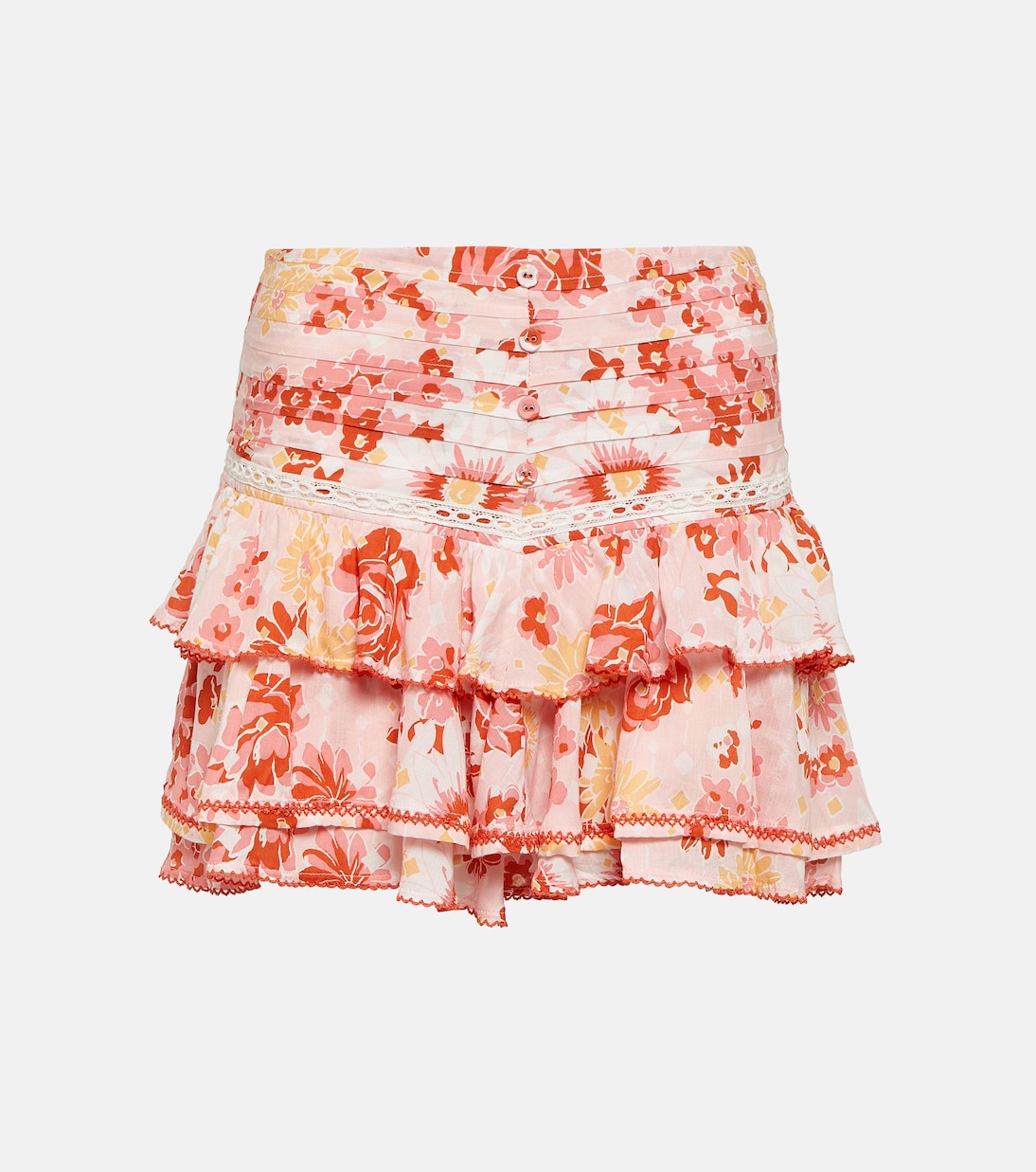 Minifalda Alizee con volantes | Poupette St Barth