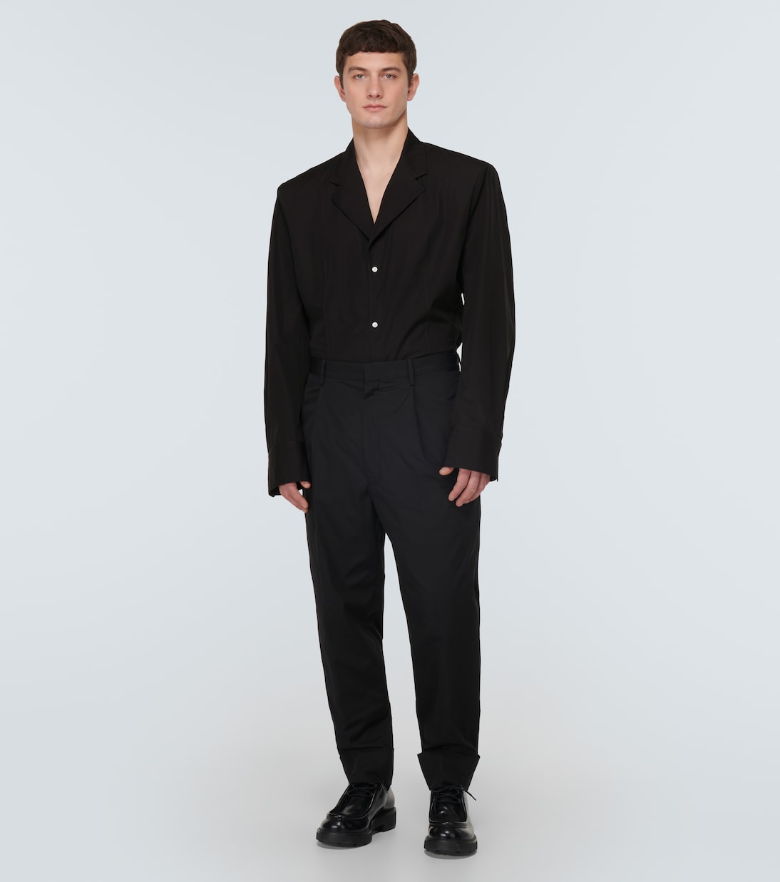 Pantaloni slim in cotone | Prada