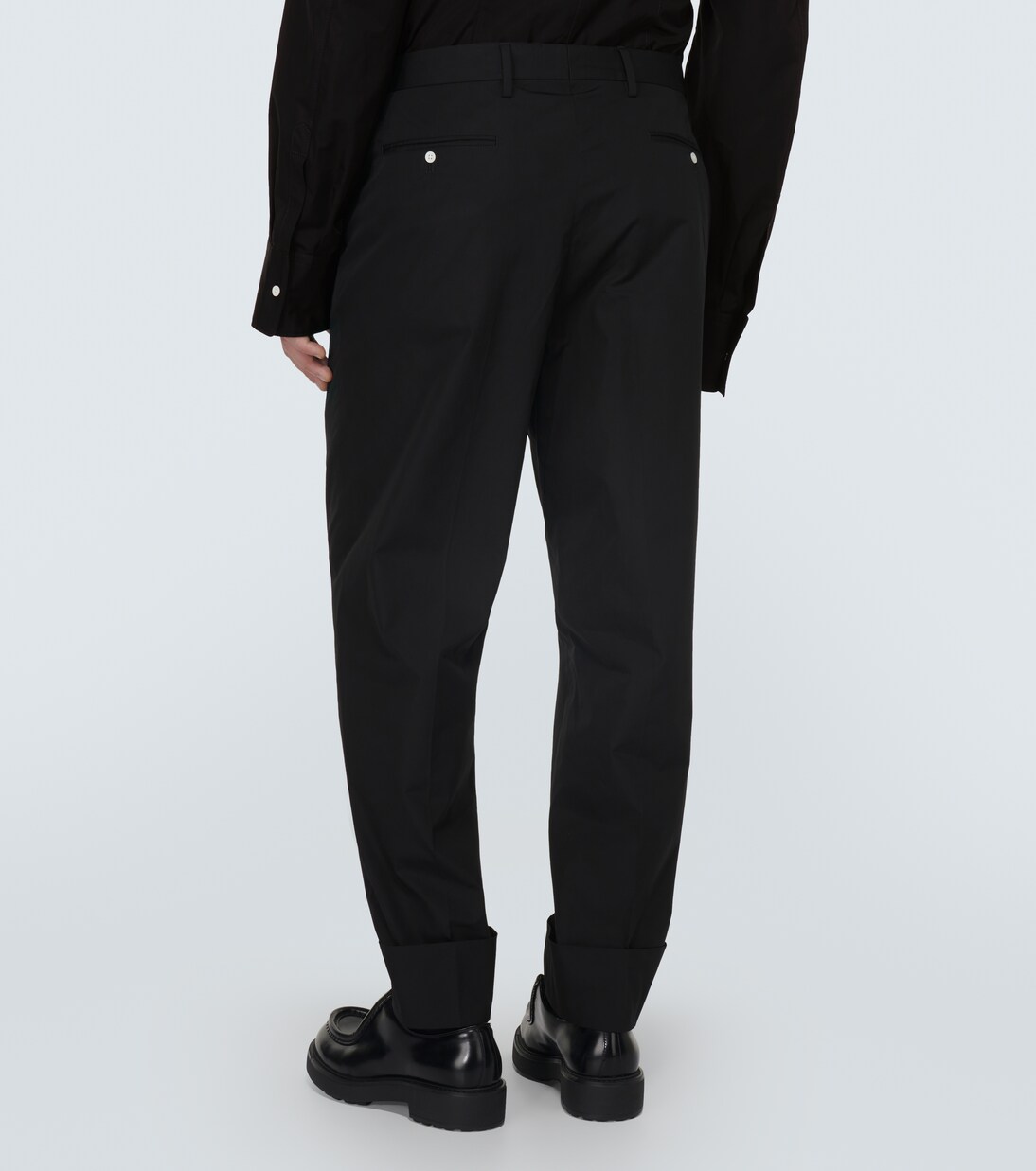 Pantaloni slim in cotone | Prada