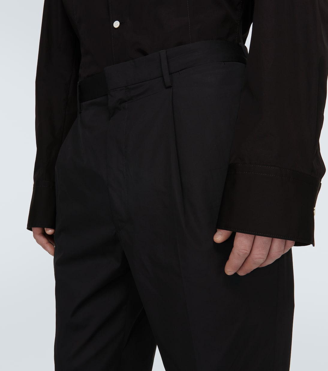 Pantaloni slim in cotone | Prada