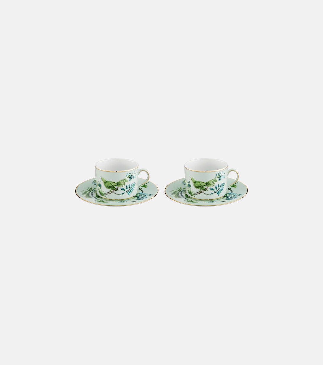 Secret Garden set of 2 teacups and saucers | Aquazzura Casa