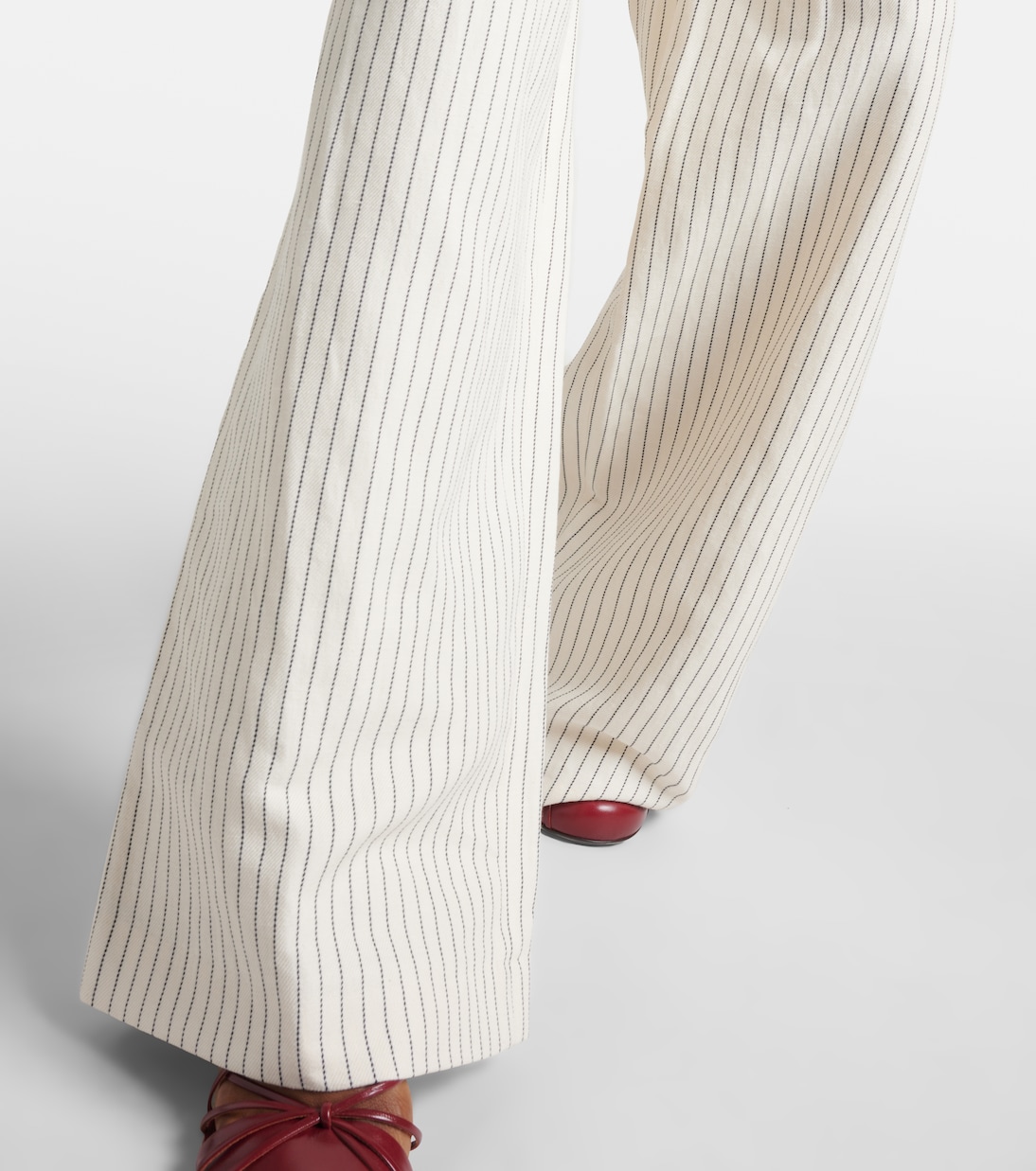 Pantalon ample en coton et lin | Frame