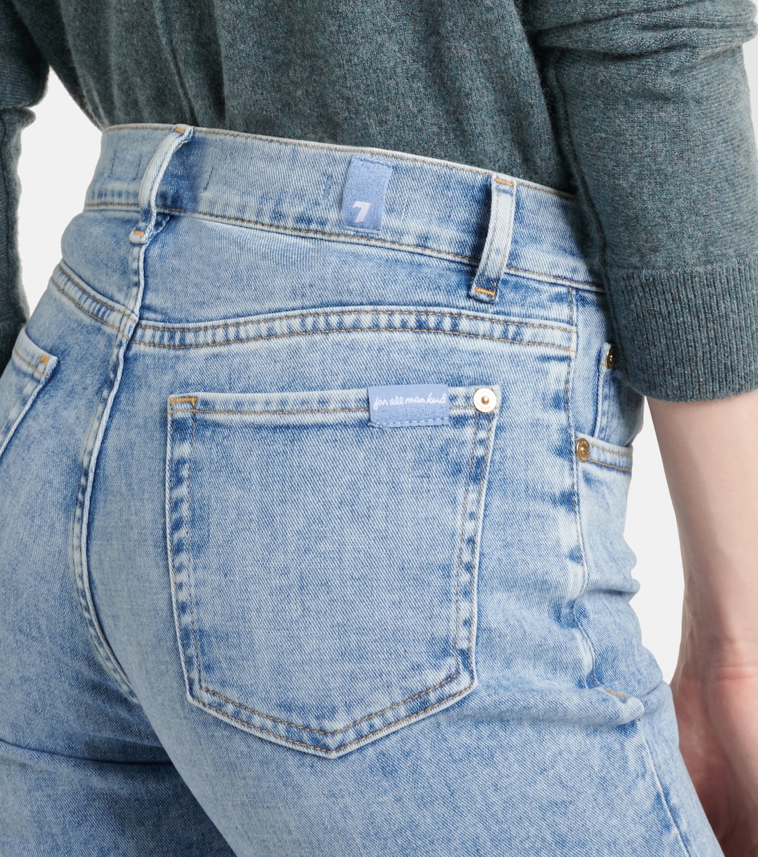 Josefina mid-rise slim jeans | 7 For All Mankind