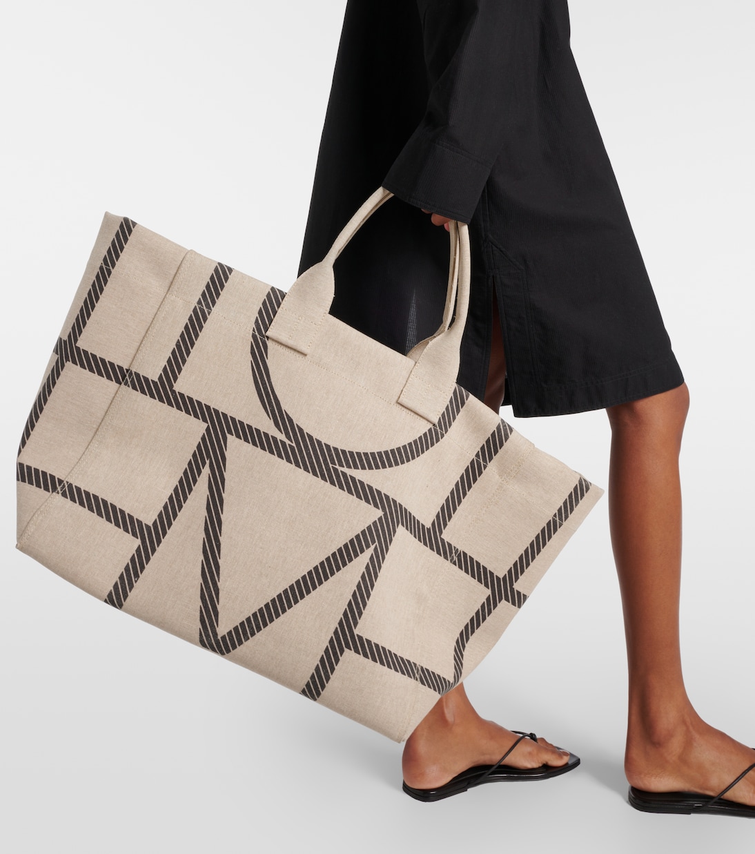 Borsa Monogram in canvas | Toteme