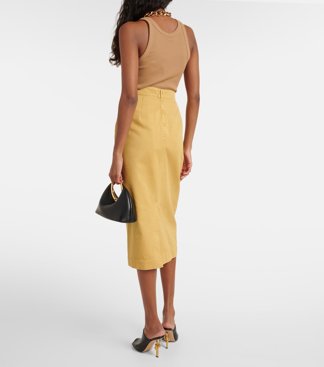 Jupe midi Denver en coton | Max Mara