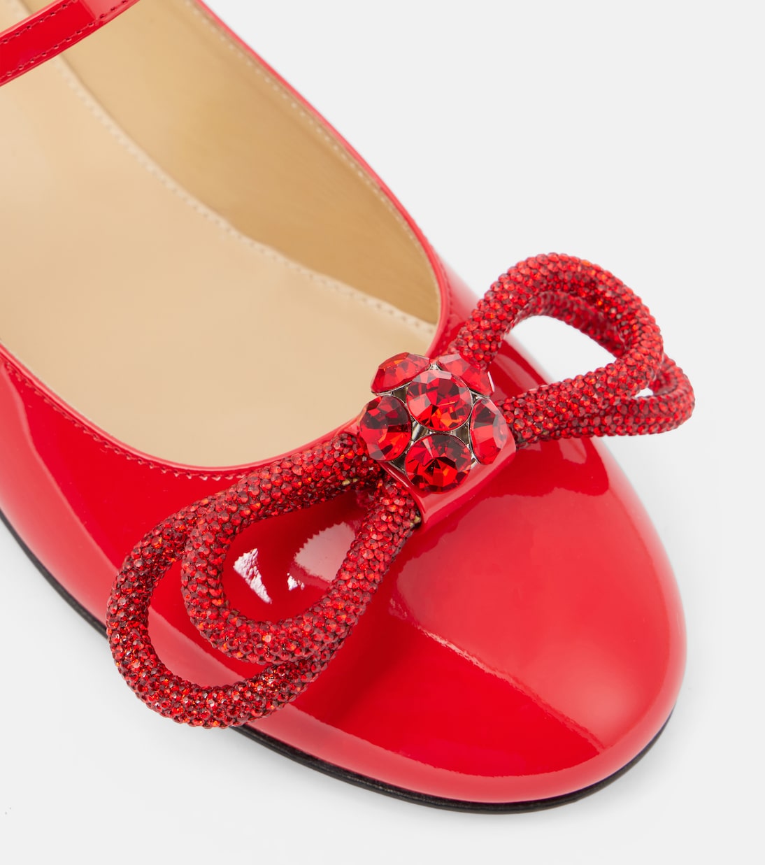Verzierte Ballerinas aus Lackleder | Mach & Mach