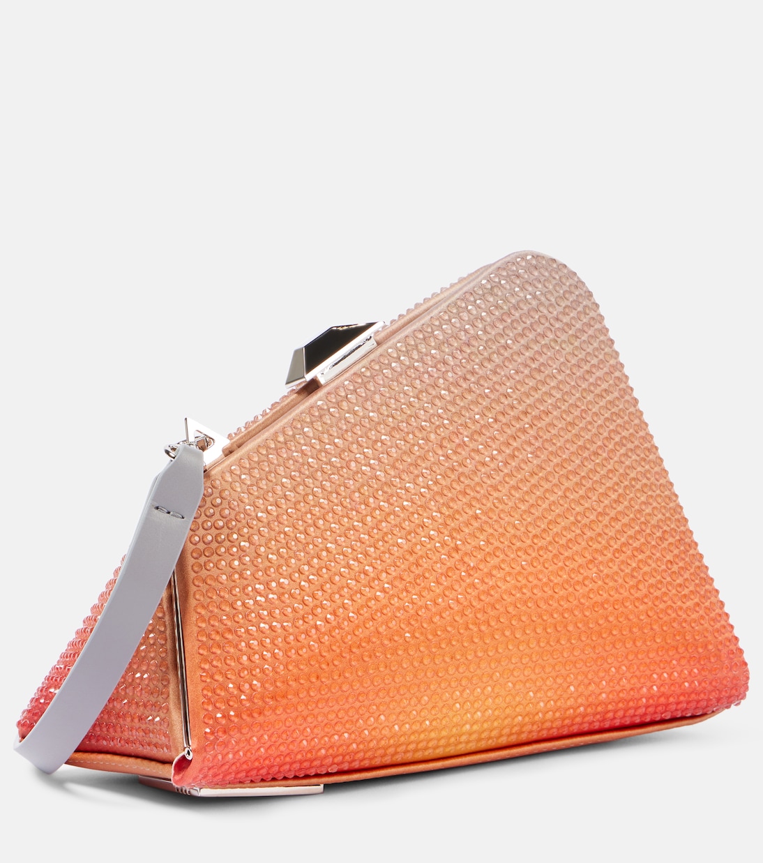 Pochette Midnight Mini en satin à ornements | The Attico