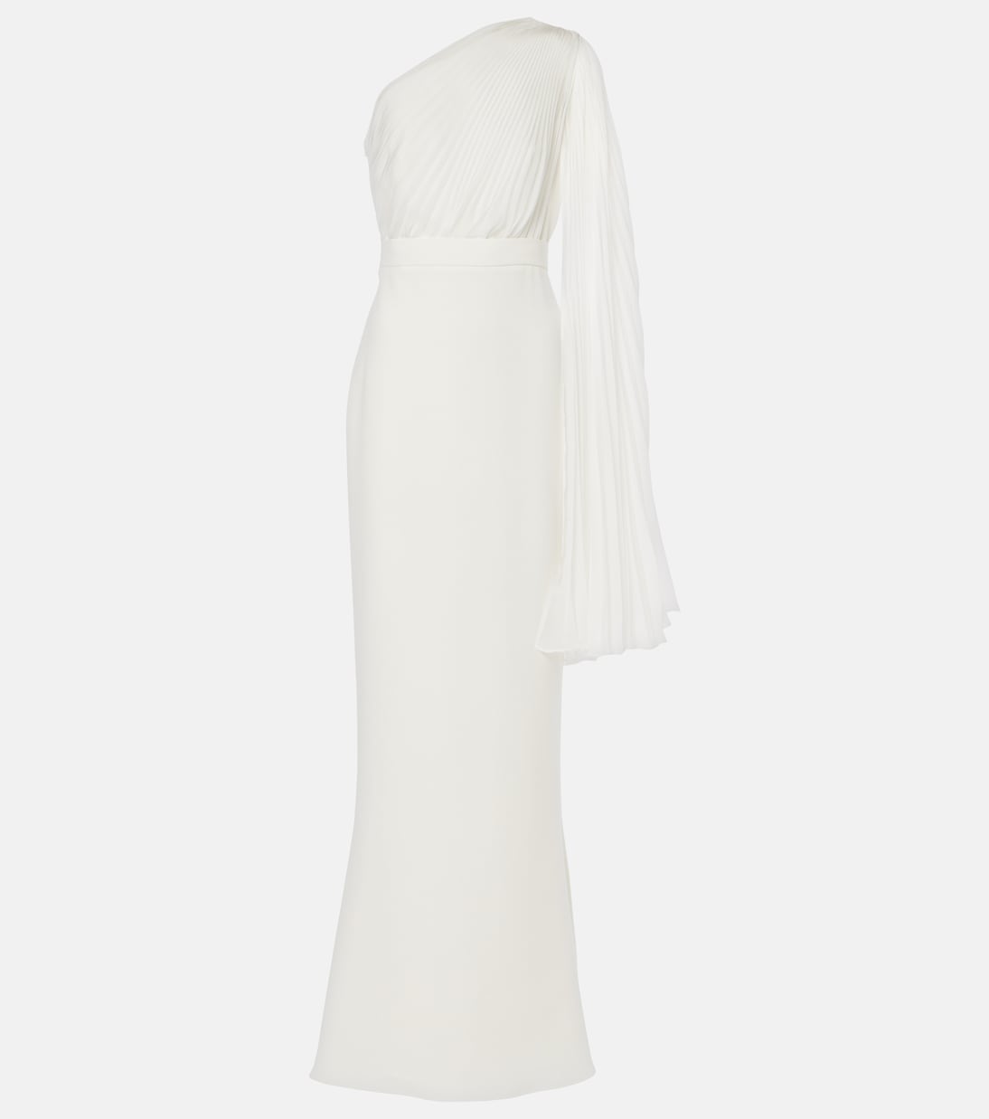 Bridal Lorena chiffon and cady gown | Max Mara