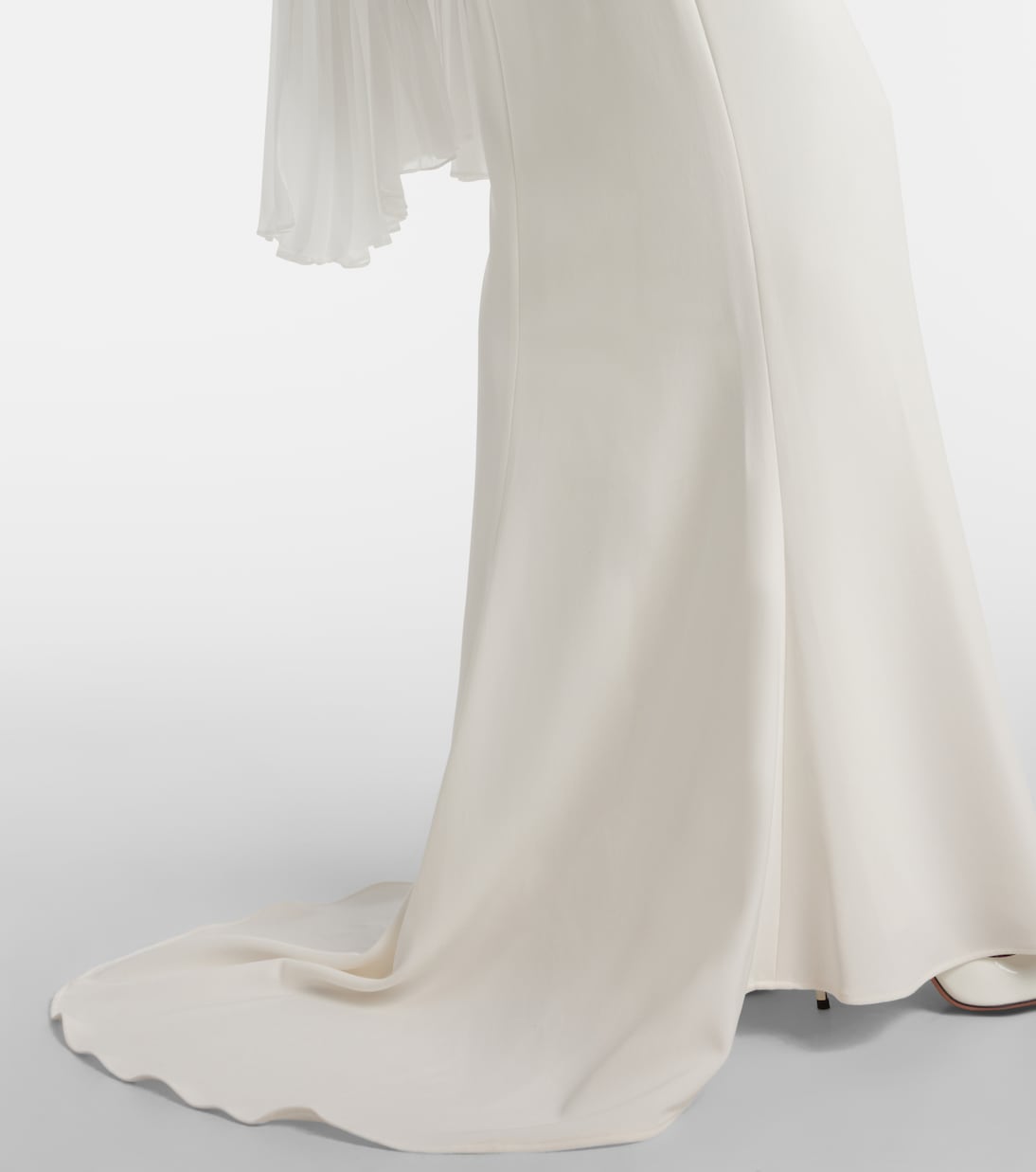 Bridal Lorena chiffon and cady gown | Max Mara