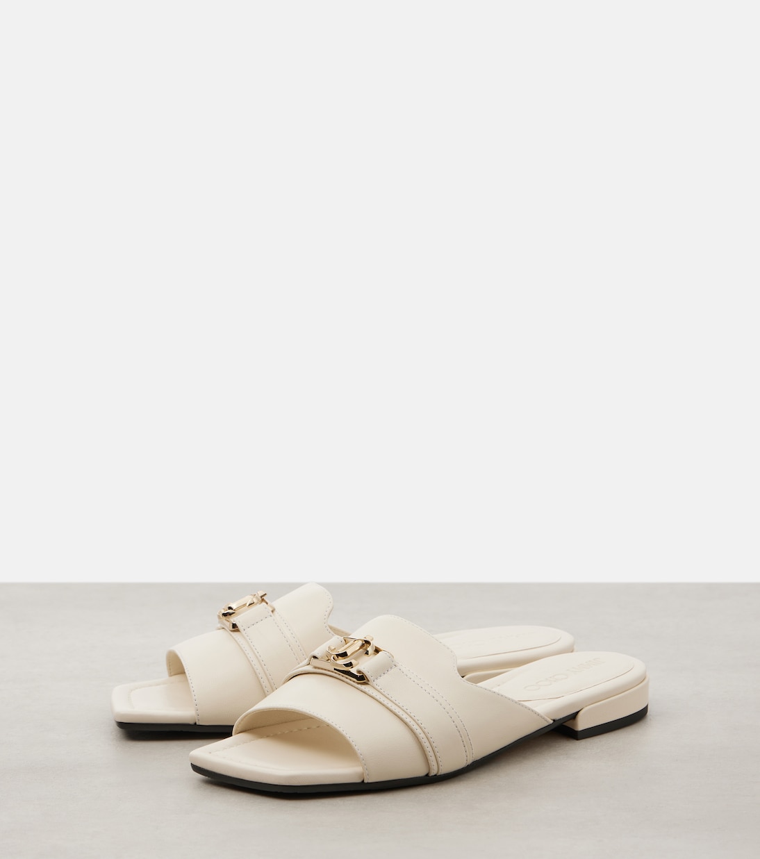Pantoletten Nako aus Leder | Jimmy Choo