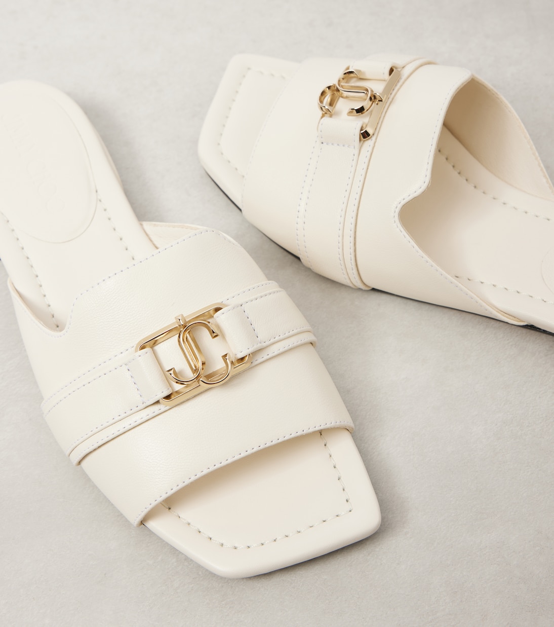 Pantoletten Nako aus Leder | Jimmy Choo