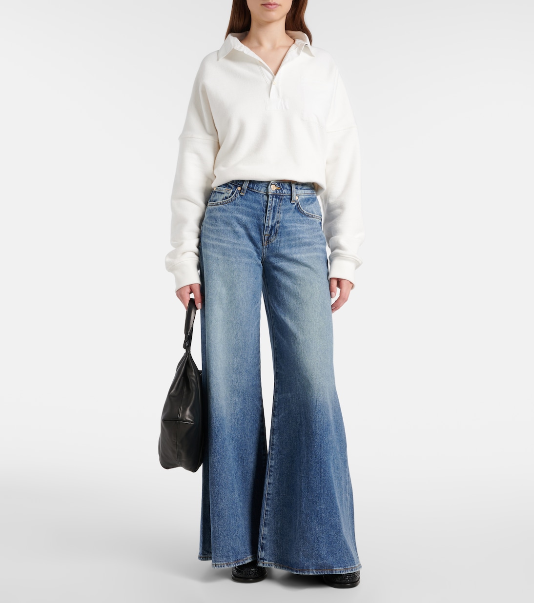 Willow mid-rise wide-leg jeans | 7 For All Mankind