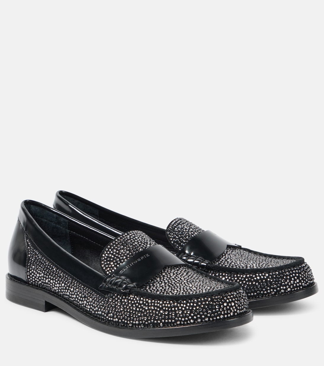 Loafers Roy aus Leder mit Kristallen | Clergerie