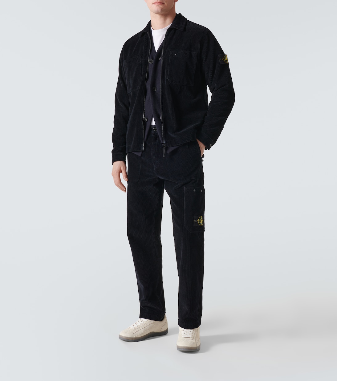 Cardigan Compass in cotone | Stone Island