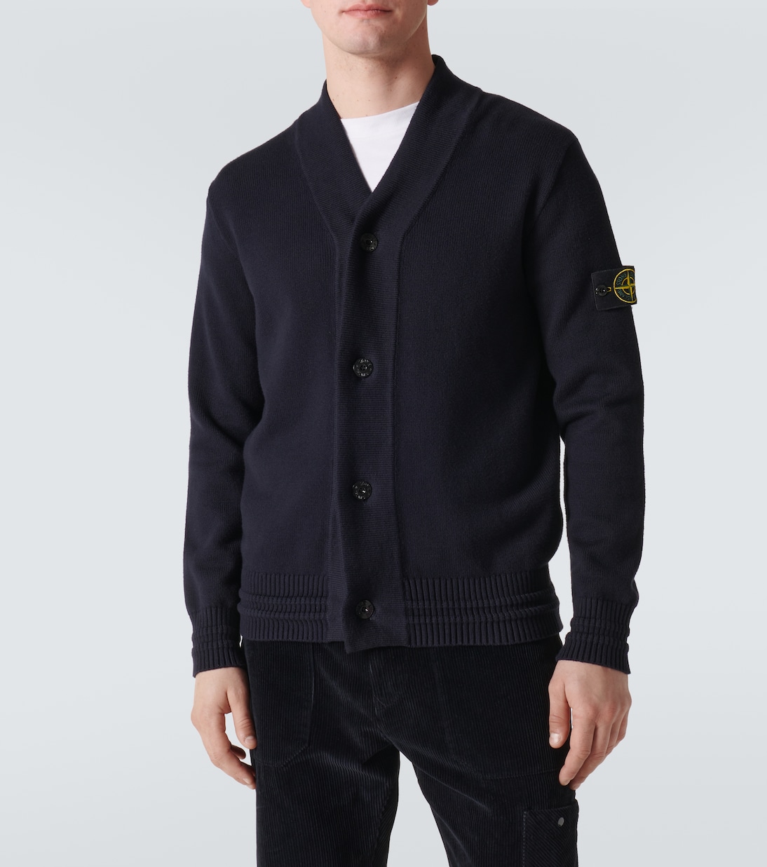 Cardigan Compass in cotone | Stone Island