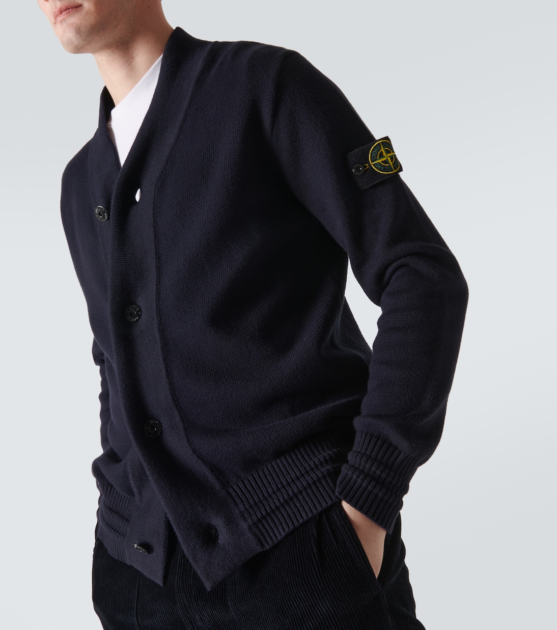 Cardigan Compass in cotone | Stone Island